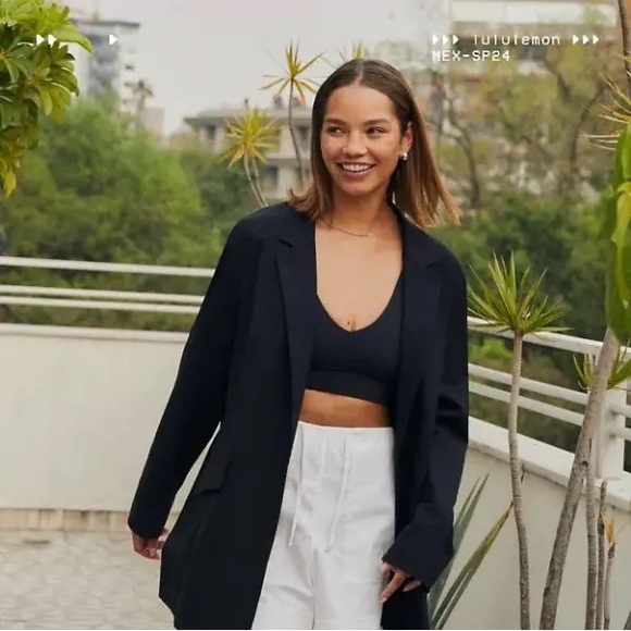 Lululemon relaxed twill blazer black XS NWT - Picture 4 of 11